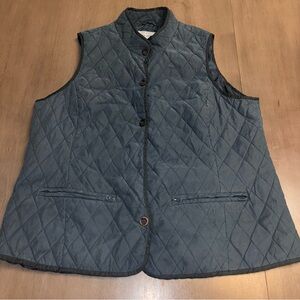 Jaclyn Smith Quilted Blue Vest Women’s 2X
